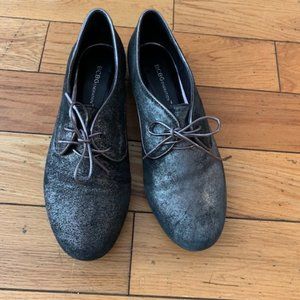 Metallic Silver Oxford